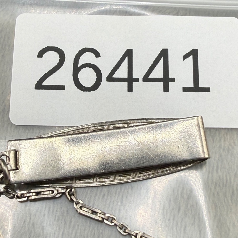 Vintage RADIO Pocket Watch Fob Silver Tone Chain 7.5" - Picture 13 of 15